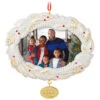 Hallmark A Beautiful Year 2023 Metal Photo Frame Ornament -Lovely Souvenir Store White Wreath Picture Frame Keepsake Ornament 1999QGO2617 01