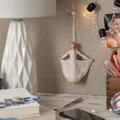 Willow Tree Butterfly Ornament, 4.75" 7 Willow Tree Butterfly Ornament, 4.75" -Lovely Souvenir Store Willow Tree Butterfly Girl Figurine Ornament 27924 03