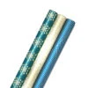 Hallmark Winter Glow 3-Pack Christmas Wrapping Paper Assortment, 80 Sq. Ft. -Lovely Souvenir Store Winter Glow Christmas Wrapping Paper Assortment 5JXW1060 01