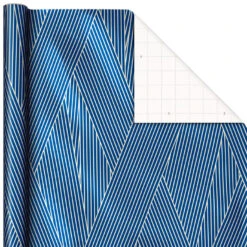 Hallmark Winter Glow 3-Pack Christmas Wrapping Paper Assortment, 80 Sq. Ft. -Lovely Souvenir Store Winter Glow Christmas Wrapping Paper Assortment 5JXW1060 06