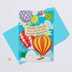 Hallmark 16" Hot Air Balloons Pop-Up Jumbo Goodbye Card -Lovely Souvenir Store Youll Be Missed Balloon Goodbye Card 1499CBG1018 06
