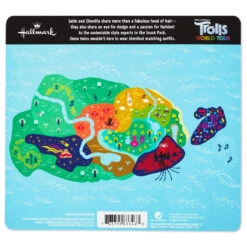 Hallmark Itty Bittys® DreamWorks Animation Trolls World Tour Satin And Chenille Plush, Set Of 2 -Lovely Souvenir Store itty bittys Trolls World Tour Satin Chenille Stuffed Animals Set 1KDD1982 04