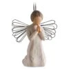 Willow Tree® Angel Of Prayer Ornament 1 Willow Tree® Angel Of Prayer Ornament -Lovely Souvenir Store willow tree angel of prayer ornament root 26044 1470 1